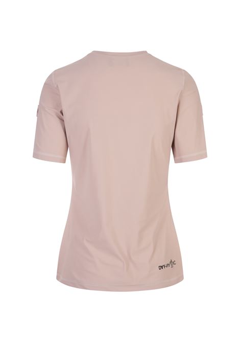 Pink Sensitive Technical Jersey T-Shirt With Logo - MONCLER GRENOBLE -  Russocapri